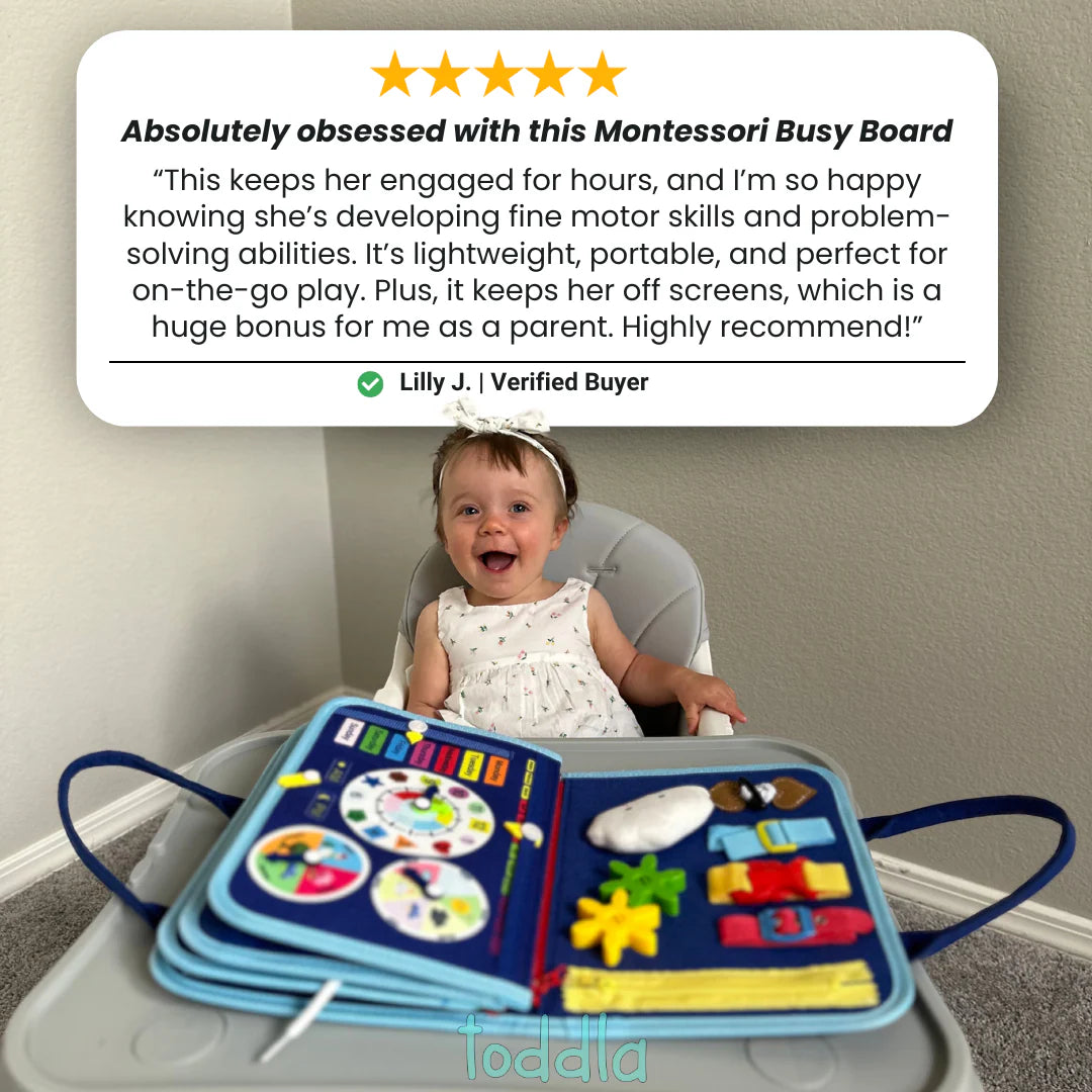 Toddler's Busy Board